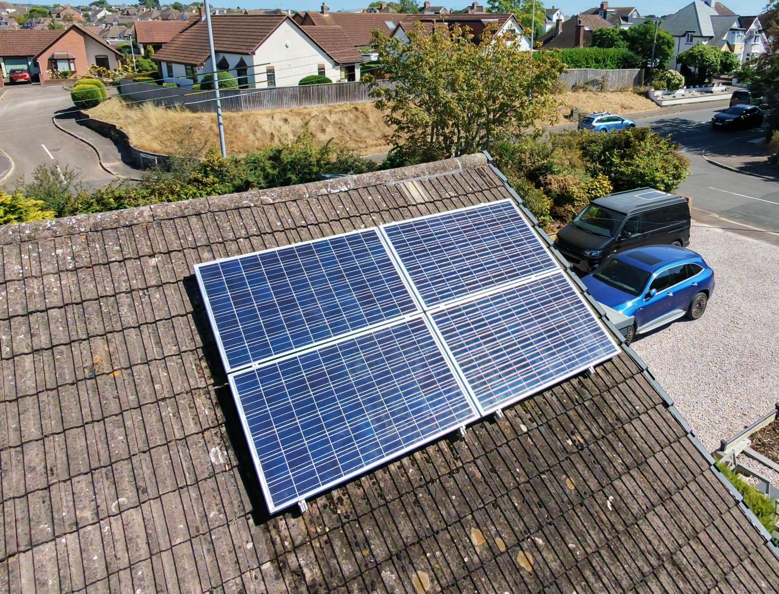 Solar Panel Cleaning after cleaning